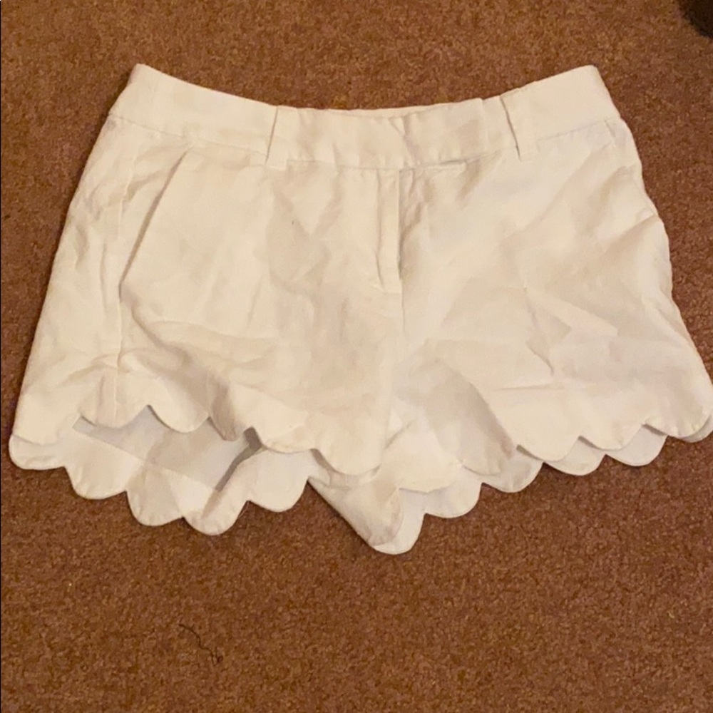 J. Crew scalloped shorts